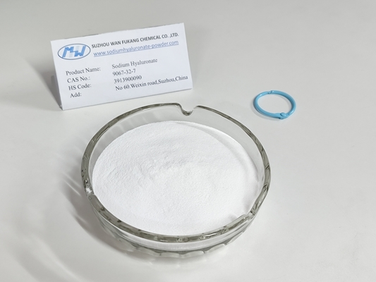 Test boven 95% oogdruppels Natriumhyaluronate poeder Hoge zuiverheid