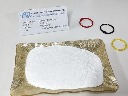 Hoge beoordelingsgraad oogdruppels Natriumhyaluronate poeder PH 6,0-7,5 Hyaluronzuur