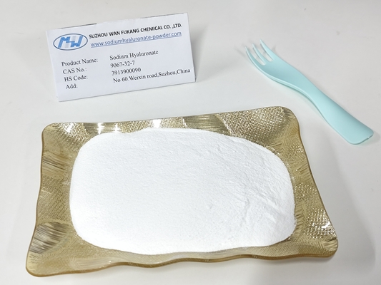 93% Natriumhyaluronate poeder met een laag moleculair gewicht Cosmetische grondstoffen