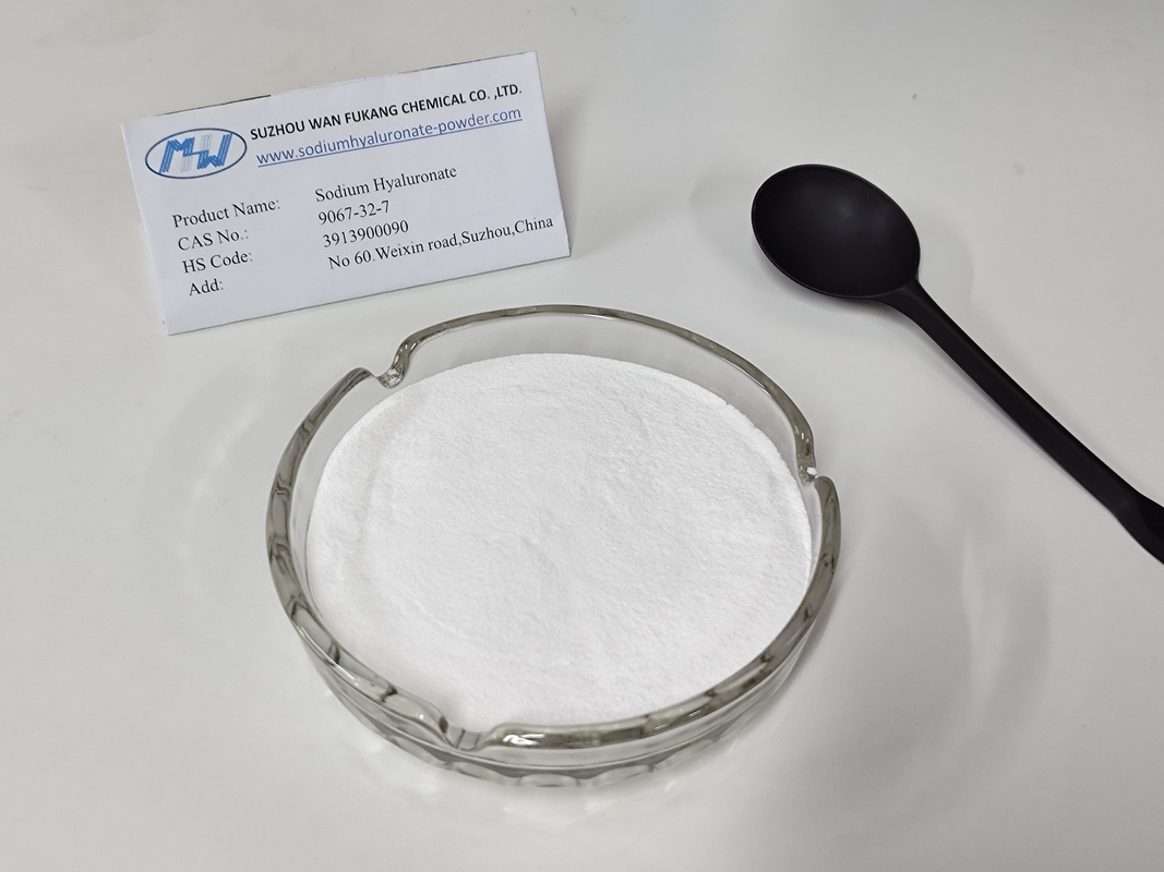 High Assay White Powder Moisturizing Sodium Hyaluronate Voor Ogen CAS 9067 32 7